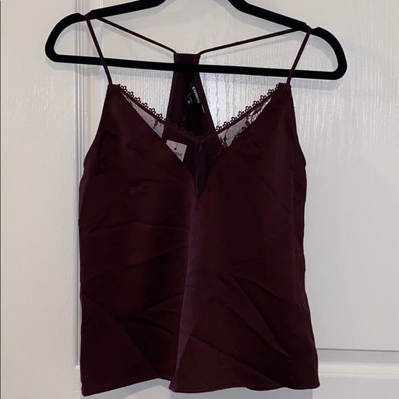 Express Tops - Purple lace top